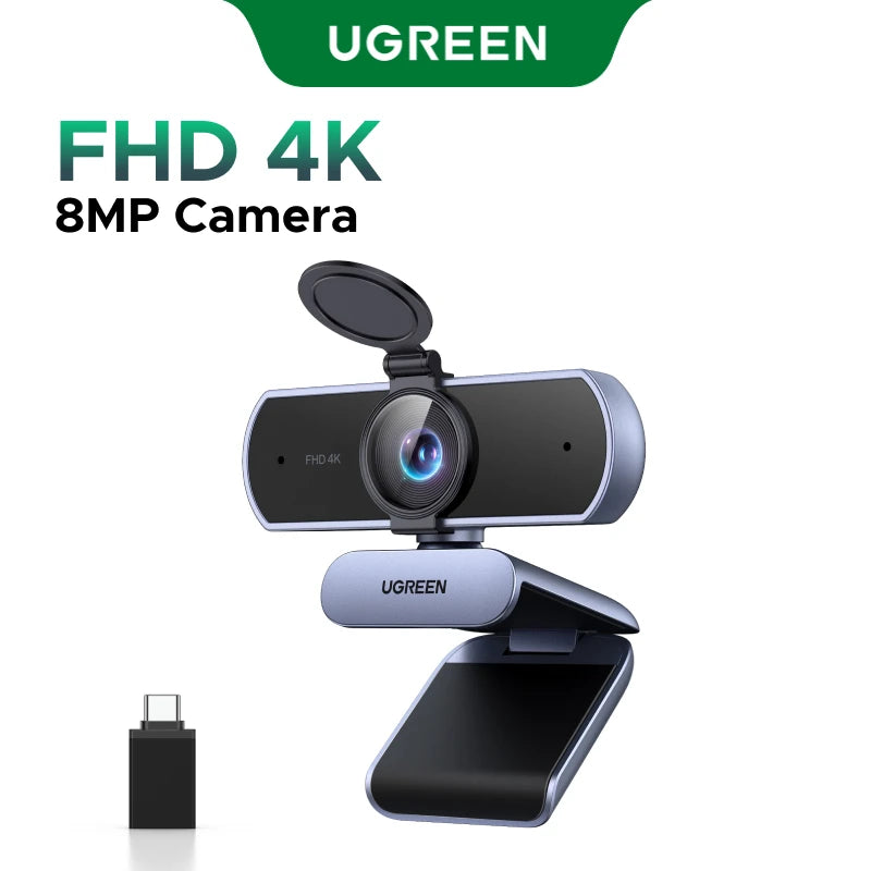 UGREEN 4K/FHD Webcam 8MP for PC