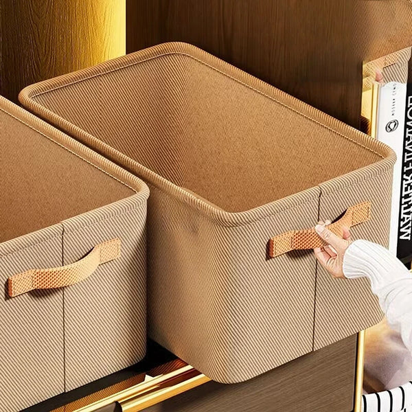 Clothes Organizer Non-Woven Wardrobe Clothes Storage Box